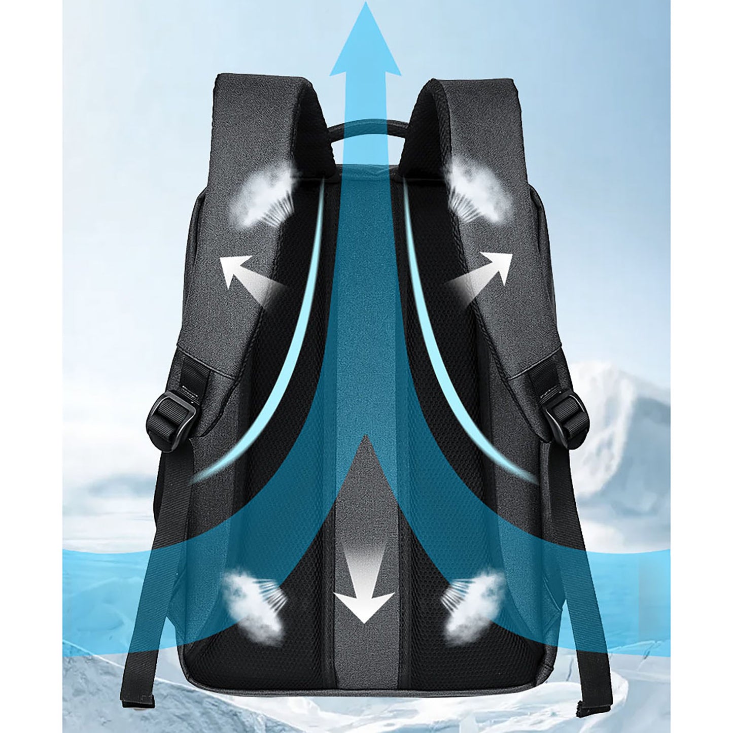 Etamibel 18 Inch Durable Waterproof Laptop Backpack with Interior Computer Interlayer and USB Charging pot.