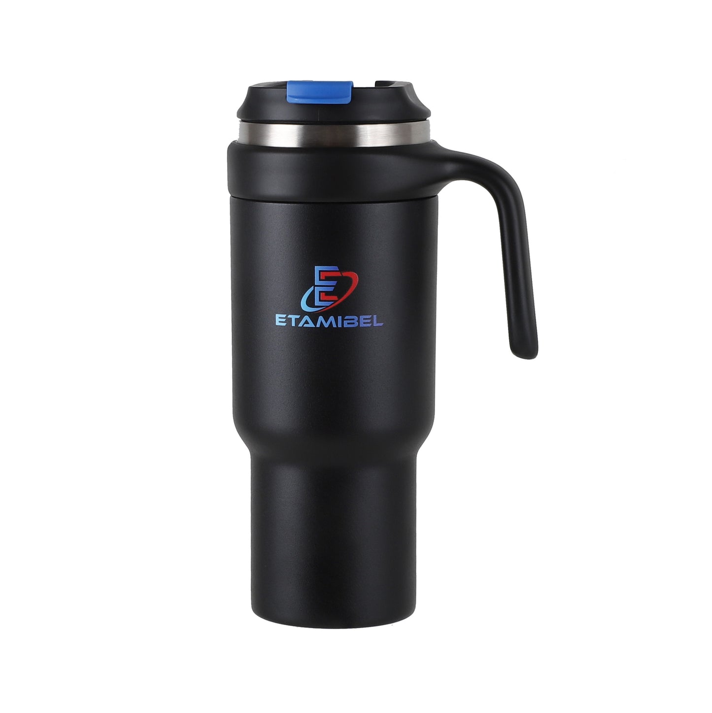 ETAMIBEL 900ML(30FL OZ) Double Wall Stainless Steel Vacuum Insulated Tumbler (Black)